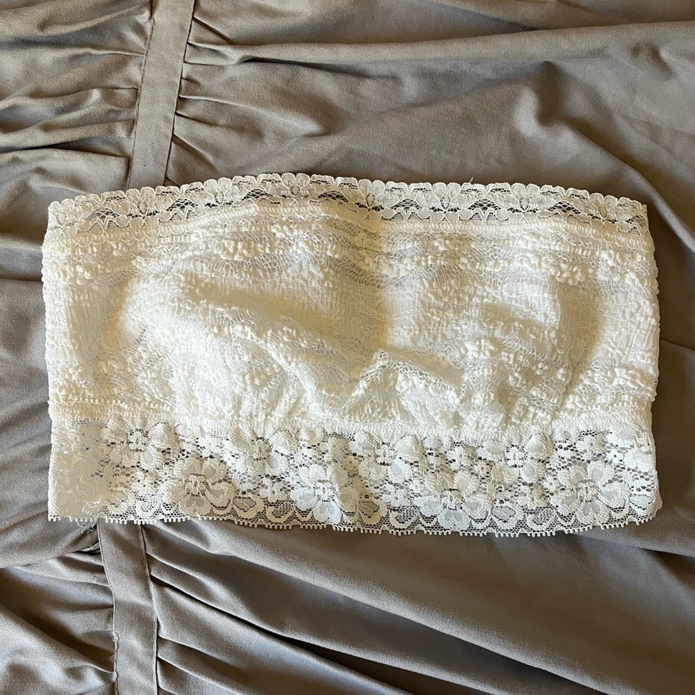 Free People Lace Strapless Bandeau